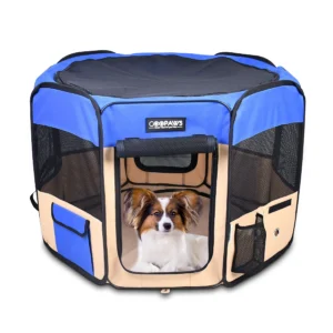 JESPET 8-Panel Portable Soft Pet Playpen