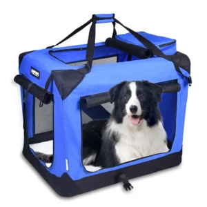 JESPET 3-Door Folding Soft Pet Crate